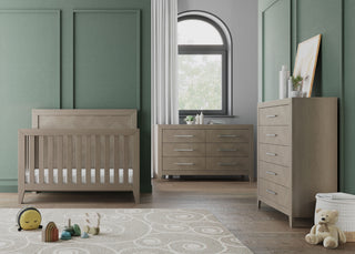 Kieran 4-in-1 Convertible Crib, Crescent Gray